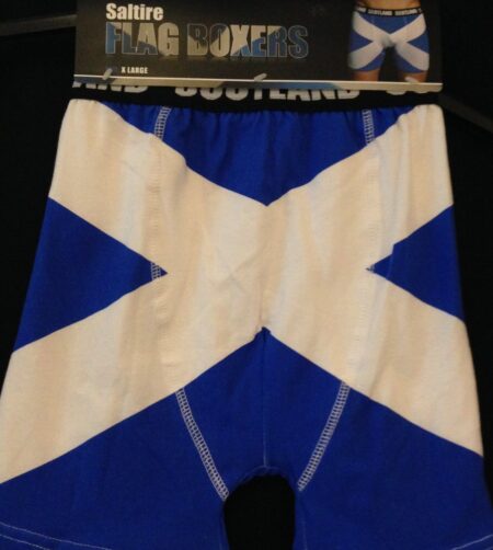 Adult Boxer Shorts Scotland Saltire Flag
