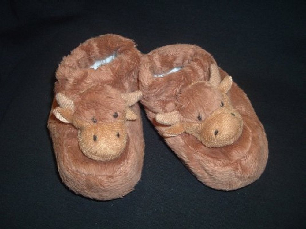 Scottish Highland Cow Baby Booties