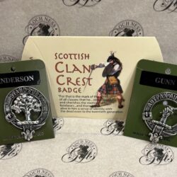 Clan crest badge Art Pewter Clan Crest Badge