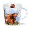 Dunoon - Cair Highland Cows Mug - Dunoon Fine Bone China Highland Cows Cairngorm Shape