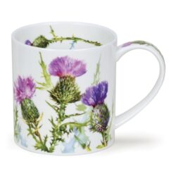Mug - Dunoon Fine Bone China Scottish Thistle Orkney Shape