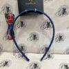 Hair Band - Tartan Bow Alice Band Blue