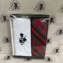 Handkerchiefs - Twin Pack Thistle and Tartan