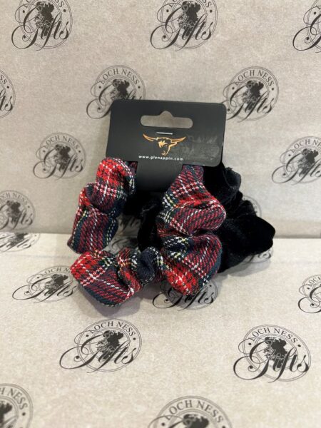 Hair Scrunchies Tartan and Plain