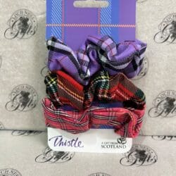 Hair Scrunchies Tartan Hair Scrunchies 3 Pack Tartan