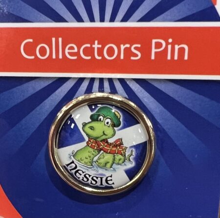 Lapel Pin Badge - Nessie Saltire