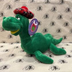 Soft Toy - Nessie With Tartan Hat Soft Toy Loch Ness Monster - Nessie with Tartan Hat