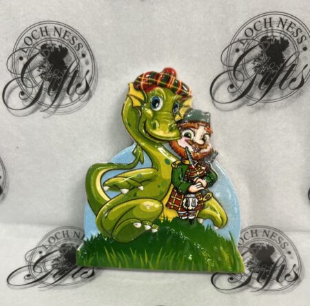 Magnet - Nessie The Loch Ness Monster and Piper Scotsman