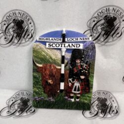 Magnet - Sign Post Piper and Highland Cow Magnet - Sign Post Highland Cow and Piper