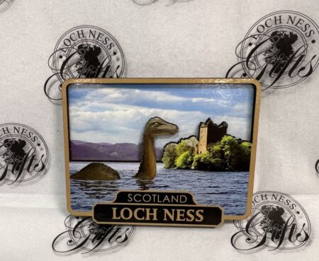 Magnet - Wooden 3D Loch Ness