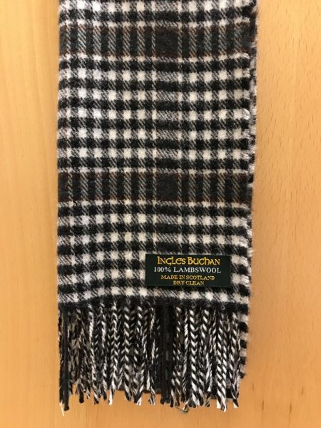 Tartan Scarf Burns Check Modern