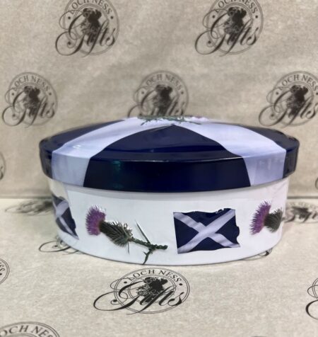 Vanilla Fudge Oval Tin - Saltire and Thistles