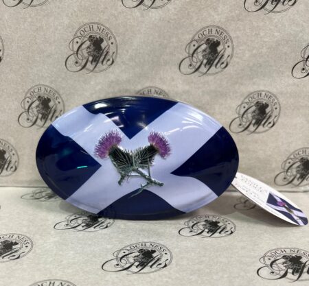 Vanilla Fudge Oval Tin - Saltire and Thistles