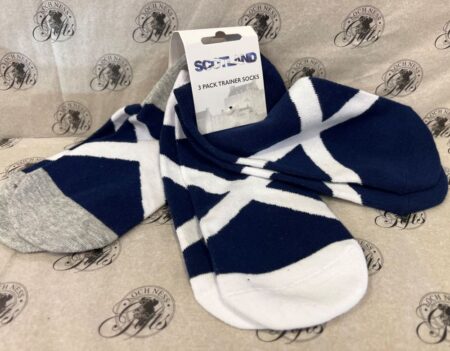 Socks - 3 Pack Trainer Socks Saltire