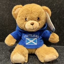 keel - scottish hoodie bear Soft Toy Teddy - KeelEco Scottish Hoodie Bear