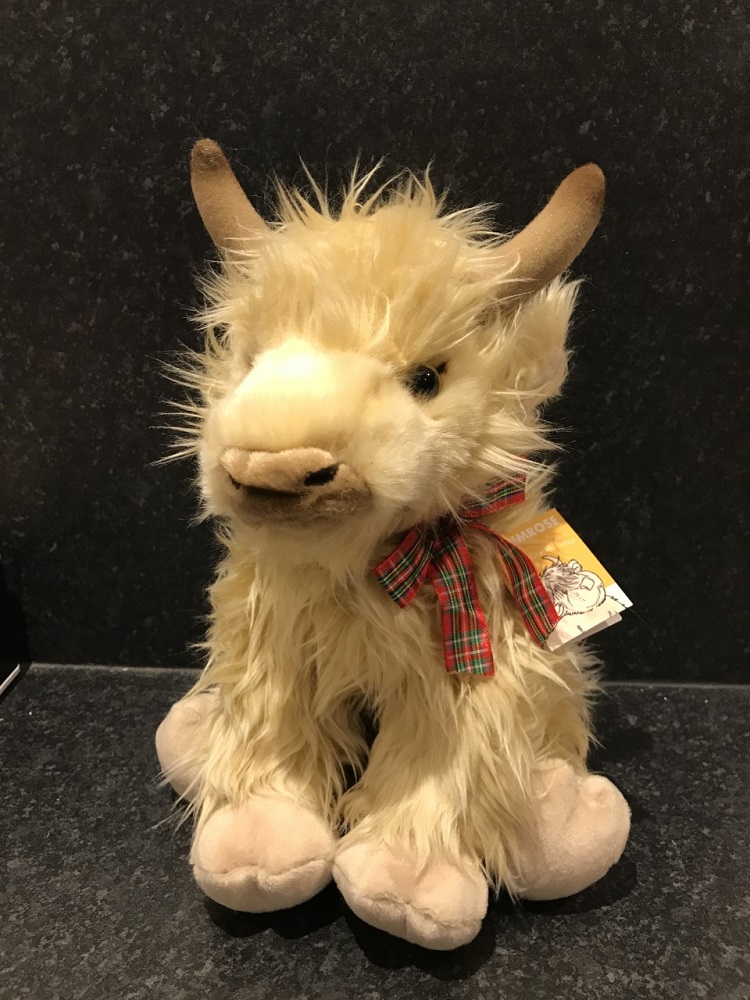 highland cattle soft toy