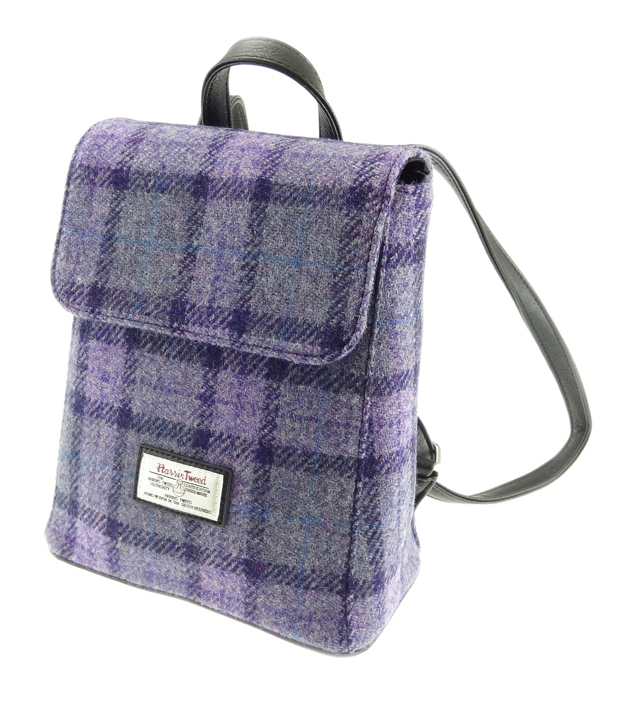 Harris tweed backpack deals