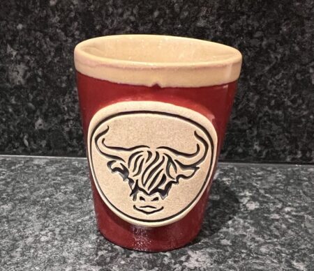 Shot Cup - Stoneware Shot Cup Highland Cow