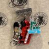 Keyring - Scottish Red Bus Nessie and Piper