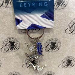 Keyring - Triple Charm Nessies Silver Keyring - Triple Nessies Silver