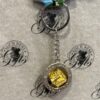 Keyring - Scotland Gold Cube Spinner