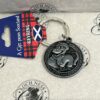 Keyring - Round Pewter Nessie