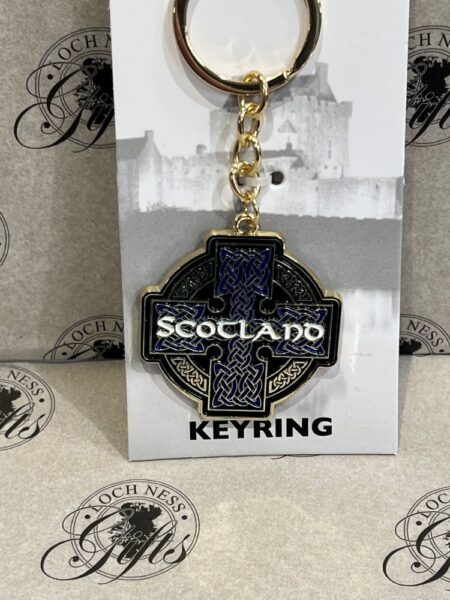 Keyring - Scotland Celtic Cross