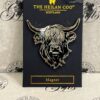 Magnet - Highland Cow Black and Gold
