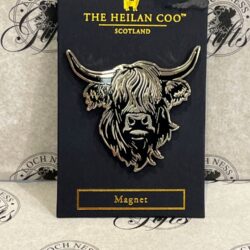 Magnet - Highland Cow Black and Gold