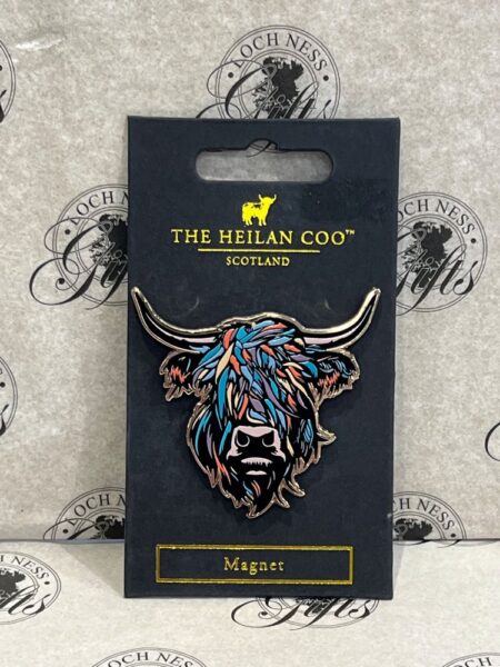 Magnet - Highland Cow Multi-Coloured