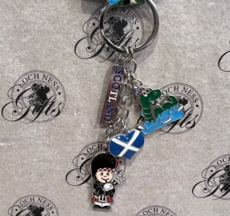 Keyring - Nessie Piper Saltire Heart