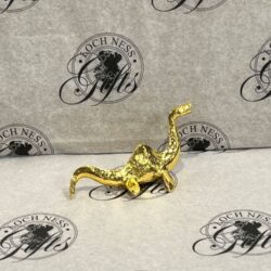 Model Ornament - Small Metal Nessie Lucky Charm Gold