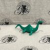 Model Ornament - Small Metal Nessie Lucky Charm Green