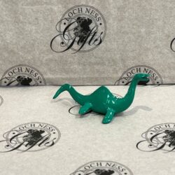 Model Ornament - Small Metal Nessie Lucky Charm Green