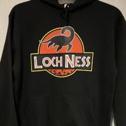 Adult Hoodie Jurassic Loch Ness