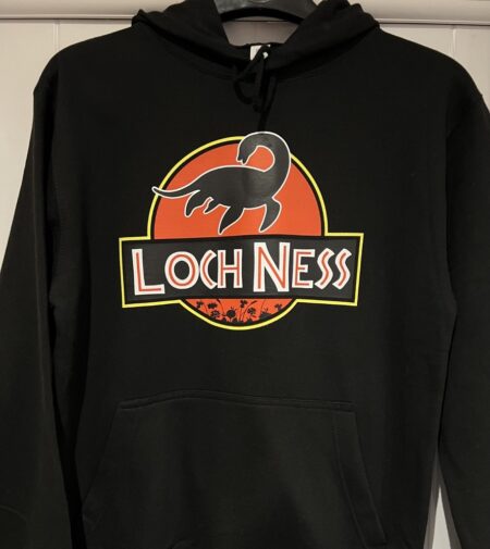 Adult Hoodie Jurassic Loch Ness