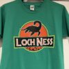 Adult T-Shirt Jurassic Loch Ness Green