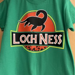 Child T Shirt - Jurassic Loch Ness Green Child T-Shirt - Jurassic Loch Ness Green