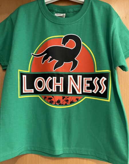Child T-Shirt - Jurassic Loch Ness Green
