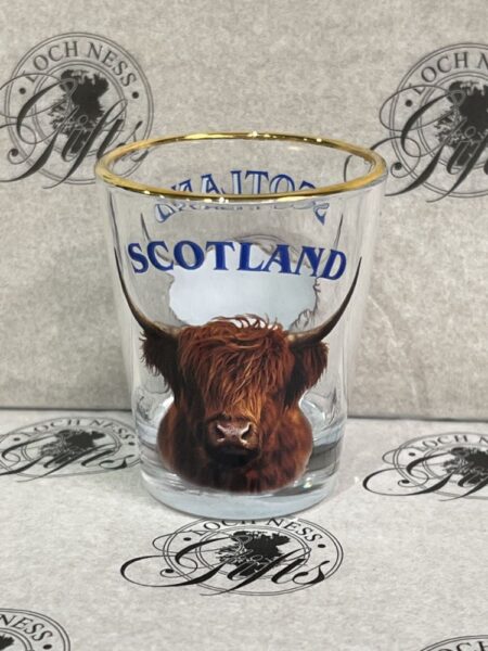 Shot Glass - Highland Cow