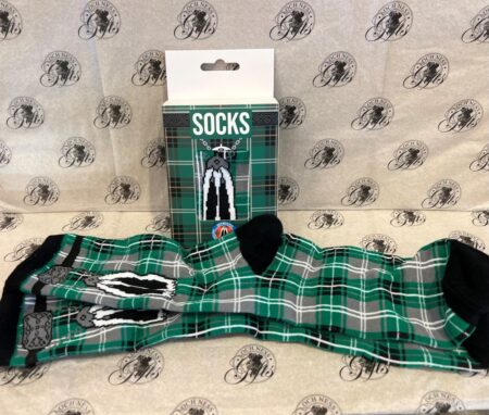 Socks - Fun Kilt Design Green