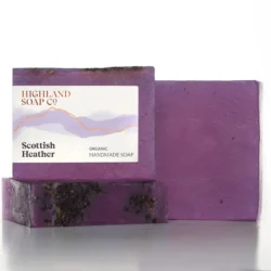Highland Soap Co - Organic Handmade Soap Scottish Heather 150g