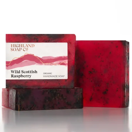 Highland Soap Co - Organic Soap Wild Scottish Raspberry Highland Soap Co - Organic Handmade Soap Scottish Raspberry 150g