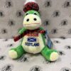 Soft Toy Loch Ness Monster - Nessie Scotland Saltire Sitting Medium