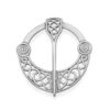 0003_B589 Celtic Collection - Celtic Silver Brooch B589