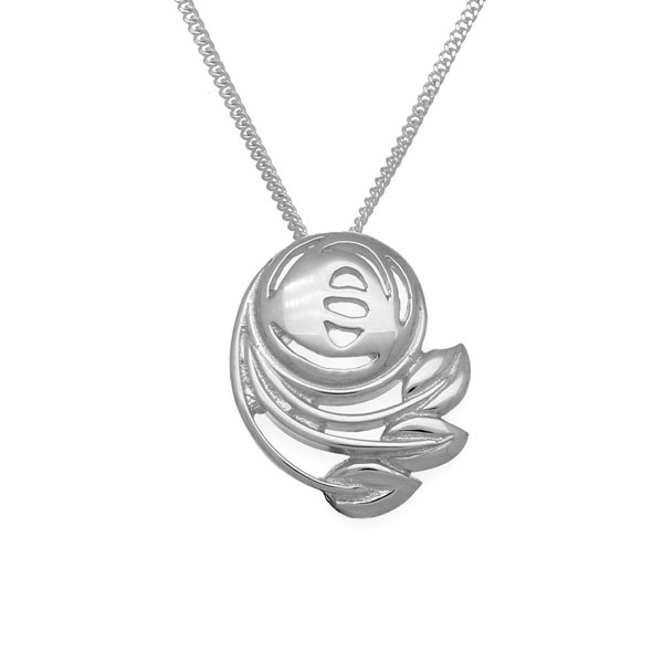 Rennie Mackintosh Necklace Silver 2024 www.houwelings