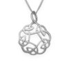 Celtic Collection - Celtic Silver Necklet N37