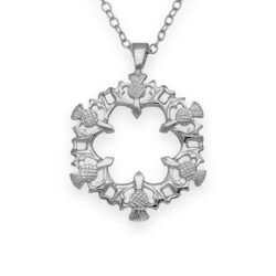 Thistle Collection - Thistle Silver Pendant P125