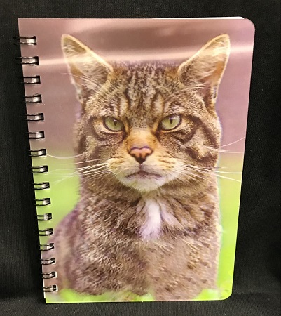 3D Image Notebook - Scottish Wild Cat