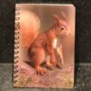3D Image Notebook - Red Squirrel